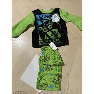 X-Box Size 4 Micro Fleece Pajamas 2-Piece Set NEW